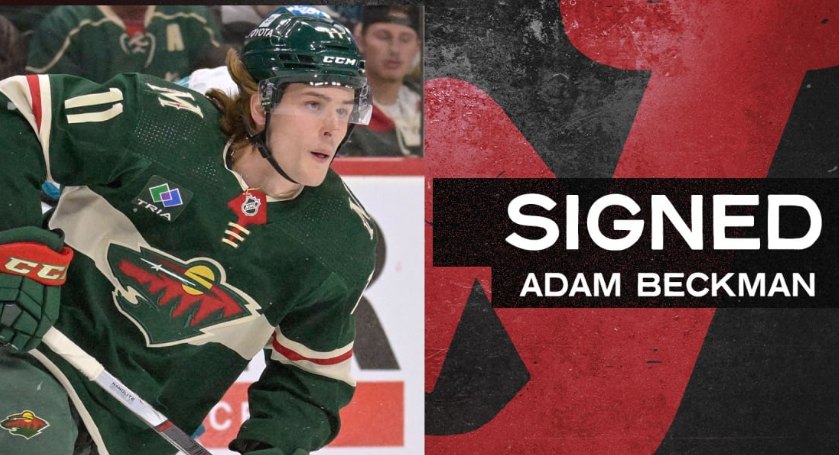 New Jersey Devils Sign Adam Beckman: Vlijte novou energii do budoucnosti